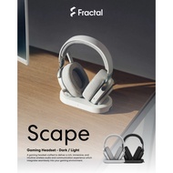 Fractal Design Scape Wireless PC Gaming Headset Detachable Flip-to-Mute Microphone with Noise Cancel