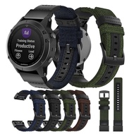 Garmin Fenix 7/7X Strap Garmin Instinct 2 Fenix 5 Plus/5X/5X Plus/6/6 pro /6X /6X Pro Strap Nylon Canvas quick fit Garmin Strap Garmin 935/945