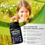 Cortisol   for Women Men - Control & Lower High Cortisol Level - Adrenal Health Balance Cleanse  Str