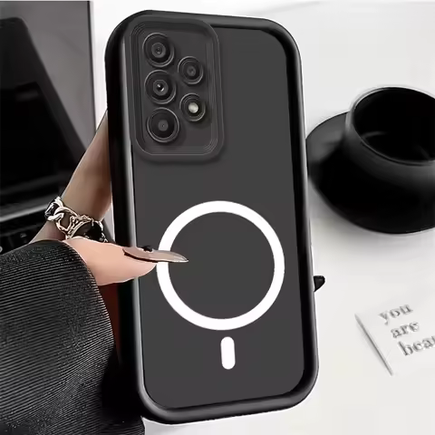 For Samsung A52 A52S Phone Case For Samsung Galaxy A71 A51 Case With Wireless Charger Magnetic Stick