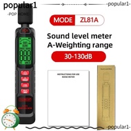 POPULAR Noise Meter, 125Hz-8KHz Digital Display Sound Level Meter, Professional Windproof 30-130dB D