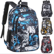 SUPERBORONG SPLASH BAG Army Nylon Primary Secondary School Bag Kids Backpack Sekolah 46cm x 30cm x13