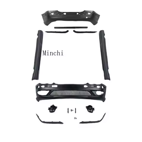 Minchi Factory High-Quality C63 Body Kit Bumpers 2000-2007 C-Class W203 Models.