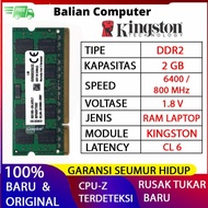 RAM LAPTOP KINGSTON DDR2 2GB PC6400 / 800 MHz Original