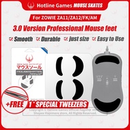 2Sets / 4Sets Hotline Gaming 3.0 Set Mouse Feet Skates for BenQ ZOWIE ZA11 / ZA12 / FK / AM Professi