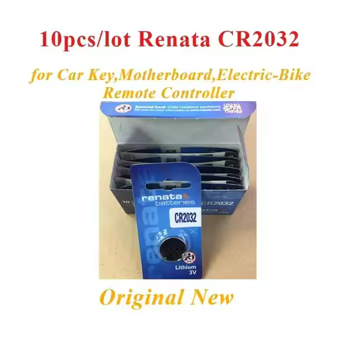 10pcs/lot Renata 3V CR2032 Swiss Battery Capacitor