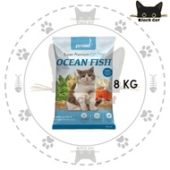 [8KG] PROUD Super Premium Cat Food OCEAN FISH Makanan kucing Berkhasiat