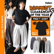7allen Pleated Sweat Pants Core Fleece, Jogger Pants Men, Baggy Sweatpants, Toji Pants, Loose Pants