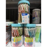 XTREAM Press Tip Ballpoint Pen 0.7mm (Blue) 50c/cup DELI EQ02836