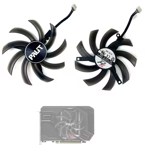 Cooling Fan 95mm 4pin TH1012S2H-PAA01 PNY GTX1660S GPU FAN For PALIT GTX 1660 Ti、1660 SUPER 1660 165