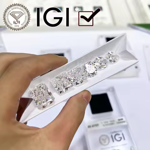 COSFIX 0.5-2ct Round/Oval/Heart/Pear/Marquise Lab Grown Diamond IGI Certificate 3EX D/E Color VVS/VS