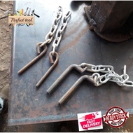 Lorry Door Lock Pin (Chain) / Pin Lori Pintu Pagar / Kunci Pintu Lori/engsel pintu badan/body door h