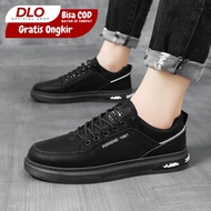 DLO S066 Men's Shoes Black Casual Shoes School College Work Shoes Cool Trendy Fashionable