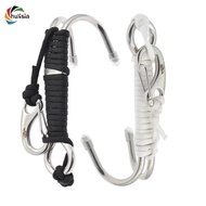 [chulisia] Drift Hook Reef Drift Hook Spiral Coil Lanyard Double Dual With Line 1 Set