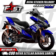 Decal Stiker striping AEROX 155 motif ducati Full body variasi-Decal Aerox 155 VVA Ducati