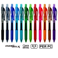 Pentel EnerGel-X Retractable Color Gel Ink Roller Pen - 0.5mm (BLN105) EnerGelX EnerGel X Colour Pen