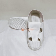 [Ready Stock & Shopee Invoicing] SPU Four-Hole Shoes Dust-Free Shoes Work Shoes Clean Room Dedicated