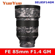 FE 85Mm F1.4 GM Decal Skin Lens Body Wrap Coat Protective Film Protector Vinyl Sticker For Sony FE 85 F/1.4 GM SEL85F14GM 85 1.4