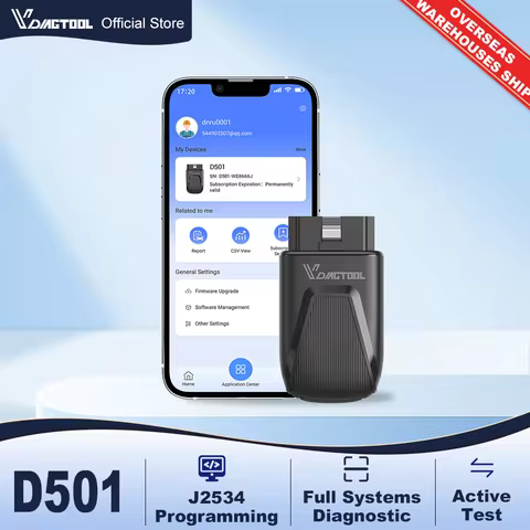 VDIAGTOOL D501 for GM OBD2 Scanner J2534 Programming Active Test Car diagnostic for Buick / Chevrole