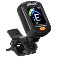 Guitar Tuner Foldable Rotatable Digital Electronic Tuner Acoustic Guitar Tuner for Bass Ukulele Chro