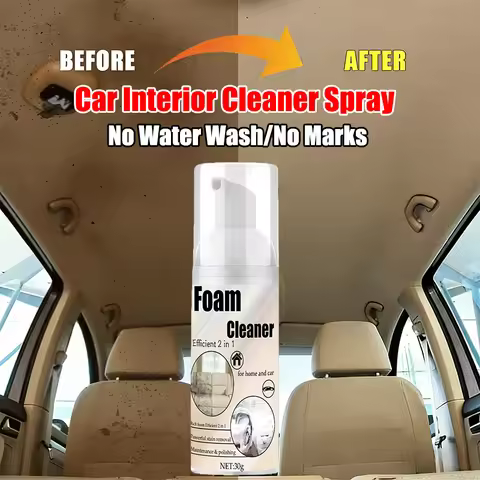 Car High Efficiency Interior Cleaner Ceiling Cleaner Leather Flannel Fabric Water Free Multi-Purpose