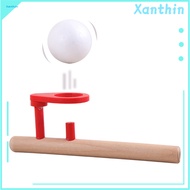 Baby Wooden Blow Toy Hobbies Outdoor Funny Sports Foam Balls Floating Kids Game
