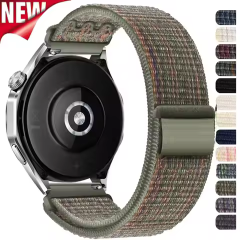 20mm 22mm Nylon Watch Strap For Huawei Watch GT 4 GT4 46mm Band Bracelet For Huawei Watch 4Pro GT3 G
