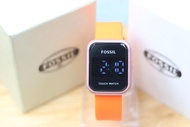 Jam Tangan Cewek Terbaru dan Trendi 2023 Jam Tangan Fosil Wanital Digital LED Tali Rubber Jam Tangan