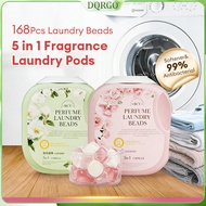 168 Pcs Laundry Beads 5 in 1 Fragrance Laundry Pods & Anti-Mite 99% Antibacterial Multi-Purpose Laun