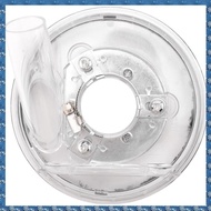 (WUSG) Dust Shroud Cover Fits Angle Hand Grinders 80-125mm Clear Vacuum Dust Shroud Dry Grinding Dus