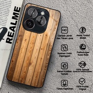 Case REALME C51Y C21Y C15 C12 C33 C35 C20 C40 C67 C25 C25S NARZO 30A 20 Glossy Wood Motif Casing hp 