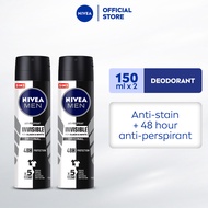 Buy 1 Take 1 NIVEA Men Deodorant Black & White Original Antiperspirant Spray, 150ml