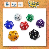 Retailmnl 20-Sided Dice (D20) for Dungeons & Dragons (D&D) – Single Polyhedral Die