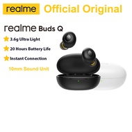 realme Buds Q TWS Earphones Ture Wireless Bluetooth 5.0 Open-up Auto Connection 20h Battery Life Charging Box Ultra Light 3.6g