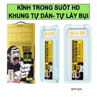 Cường Lực KINGKONG iPhone tự dán hút bụi 15 pro max 16 pro max 14 Promax 13 Pro Max 12 11Pro Xsmax