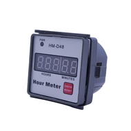 HM-D48Timer Timer Guide Rail Type Hour Meter Track-mounted Timer Accumulator4.6