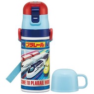 Skater Plarail 新幹線 鐵路王國 兒童2WAY不銹鋼水壺 保溫保冷【平行進口】