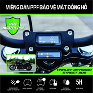 Miếng Dán PPF Bảo Vệ Mặt Đồng Hồ Xe Harley-Davidson Street Bob | Chất Liệu Film PPF Trong...