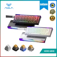 AULA HERO 68HE Magnetic Axis Keyboard RT Esports Game Customization Mechanical Cable
