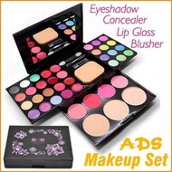 Ads makeup kit set eyeshadow/conceal/lipgloss/blushes compact powder orignal 💯 HQ