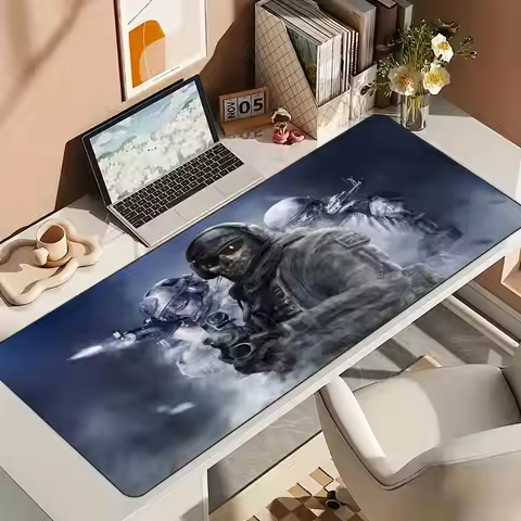 FPS Game COD Counter-strike Mouse Pad Desk Mat with Stitched Edge Rubber anti-slip base pc accessori