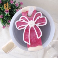 Cup Lid Topper Bow with 3d Rose Tag for Stan Ley 20oz 30oz 40oz Acrylic Plata Cup Decoration