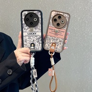 Case Tecno Spark 30C 4G Case with a Bracelet Flower Pattern Case Cute Soft Phone Case BB-HDMD