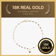 [Helene Jewelry] 18K real gold Anna's love anklet gold anklet