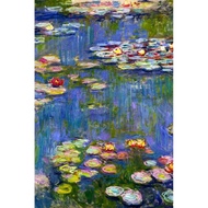 Claude Monet Water Lilies Impressionist Art Posters Claude Monet Prints Nature Landscape Painting Cl
