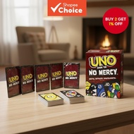 UNO Show ‘em No Mercy Card Game, Perfect for Family Night, 2-10 Players, Engaging Gameplay, Iconic C