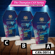 Crystal Award Plaque/Appreciation Plaque/Sales Achievement Plaque/Employee Award Plaque/Service Awar