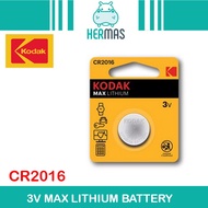 KODAK CR2016 3V MAX LITHIUM BATTERY
