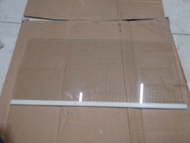 TUTUP BOX SAYUR KULKAS SHARP 2 PINTU UKURAN 463X195 bahan tempretglass original copotan kulkas Sharp