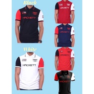 Hackett Sulam Baju Cotton Aston Martin Gt Raching Bercolar  Premium Quality